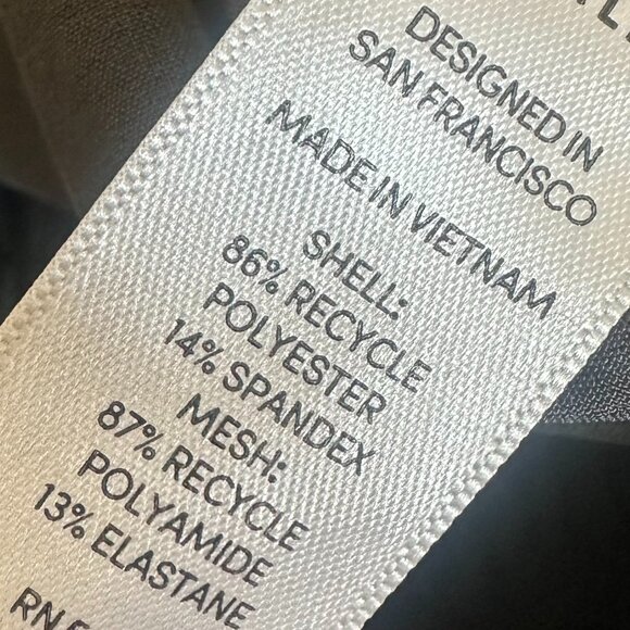 Athleta Hillside Mesh Back Jumpsuit Sleeveless Stretch Jogger Size 6 Women's - Picture 11 of 12